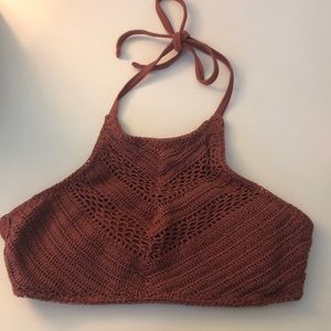 Crochet swim top